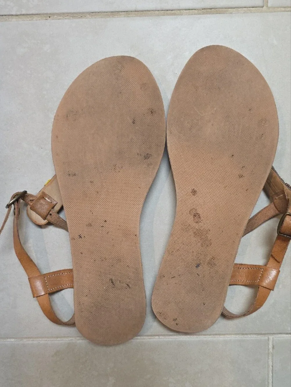 Laid-Back London Beaded Leather T-Strap Sandals Multicolor Tribal Boho Size 9